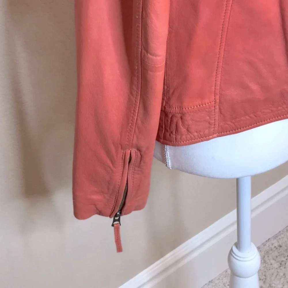 LUCKY BRAND Leather Moto Jacket - Picture 6 of 16